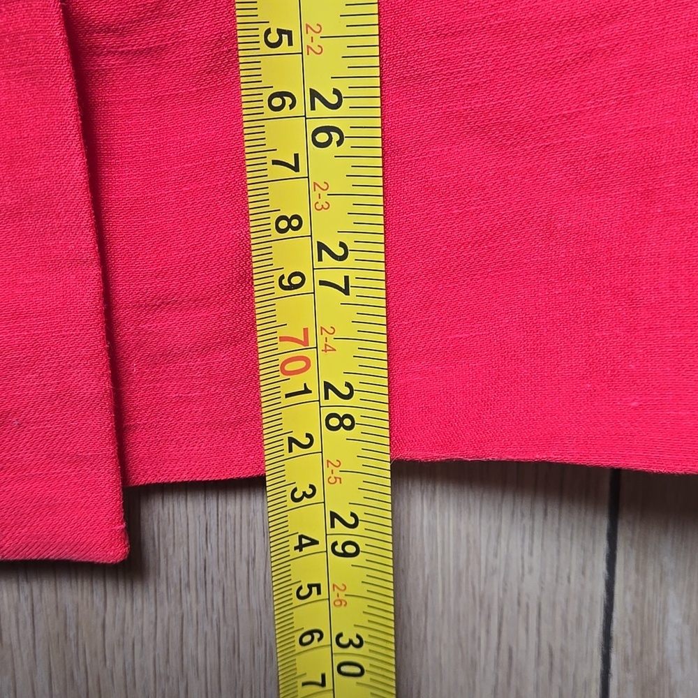 NWOT ZARA Oversized Double Breasted Red Blazer Sz XS - Picture 9 of 9